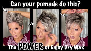 Hair Tutorial ~ The POWER of Enjoy Dry Wax + Review of Stylus Sheer Remedy & CIBU Sticky Rice