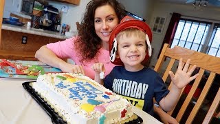 Clark&#39;s PAW PATROL Themed 4th Birthday Party + GIFT OPENING!