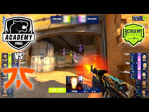 FURIA Academy vs fnatic Rising - WePlay Academy League Season 1 | CSGO HIGHLIGHTS