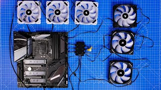 How to wire and setup Corsair RGB fans  - tips for adding RGB fans to your case easily