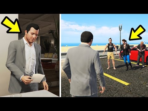GTA 5 - What if Michael Finds his family after they left?