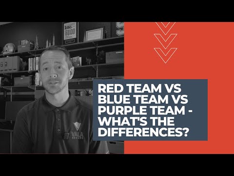 Red Team vs. Blue Team vs. Purple Team
