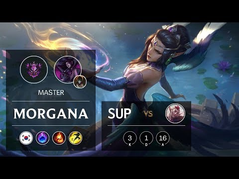 Morgana Support vs Rakan - KR Master Patch 10.1
