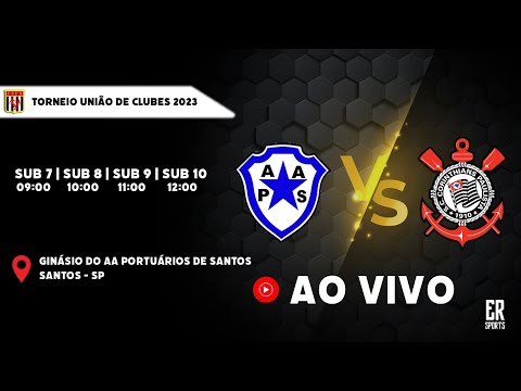 Portuários x Corinthians | AO VIVO | Torneio União de Clubes SUB 7 | 30/09/2023