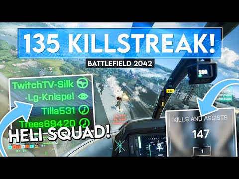 Helicopter Teamwork is OVERPOWERED in Battlefield 2042... 135-0 Killstreak
