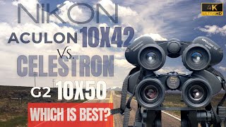 Nikon Aculon A211 10X42 Vs. Celestron Upclose G2 10X50 Binoculars - Which is Best?