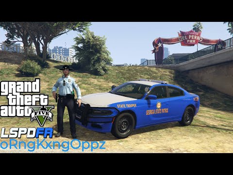 GTA 5 MODS LSPDFR 0.4 GEORGIA STATE TROOPER - EP 1 ( GTA 5 REAL LIFE MODS )