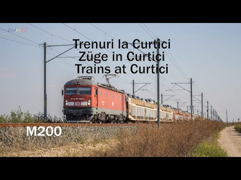 Trenuri la Curtici M200 cu Softronic Phoenix și tren militar