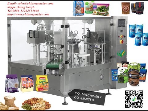Ziplock bag stand up pouch packing machine multihead weigher...