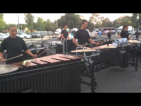 Blue Devils - 2014 - Front Ensemble - RCC Lot - Show Music