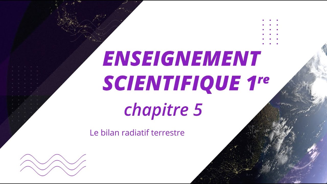 Le bilan radiatif terrestre (Enseignement scientifique 1re)