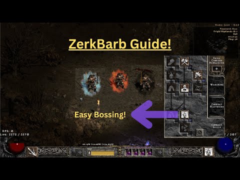 PD2 JuxtAGuides - S11 Zerk Barb Bosser Build!