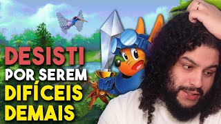 A dificuldade me fez desistir desses jogos