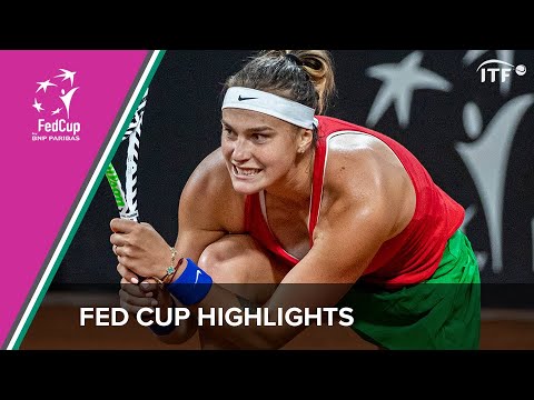Netherlands vs Belarus Highlights | Fed Cup Qualifiers 2020 | ITF