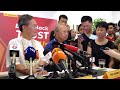 Press conference of Tan Kin Lian with Dr Tan Cheng Bock and Tan Jee Say