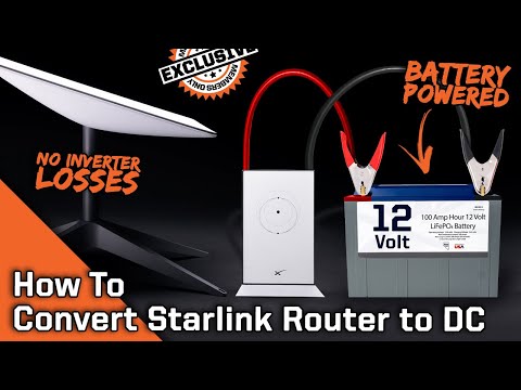 Hacking the Starlink Router to run DC Power