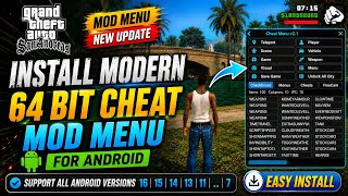 Download lagu Android 16 | Modern 64-Bit Cheat Mod Menu for GTA San Andreas Android mp3