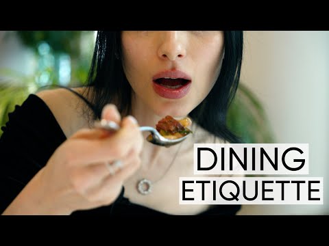Table Manners 101: How To Handle Cutlery and Eat at Fine Dining Restaurants| Jamila Musayeva