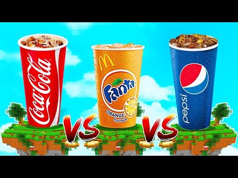 COCA COLA ADASI VS FANTA ADASI VS PEPSİ ADASI! 😱 - Minecraft