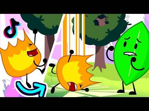 Firey Discovers Gravity (BFDI TikTok Compilation)