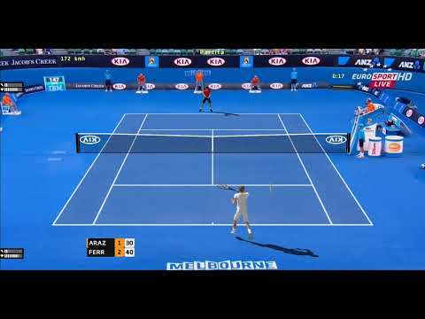 Tennis Elbow 2013 Arazi Ferrero QF Australian Open 2004