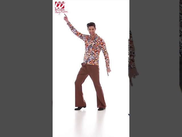 Vídeo relacionado con KYKU Disfraz de los años 80, ropa de los años 90, camisa hawaiana para hombre, camisas con botones, manga corta, trajes retro de discoteca, Camisetas de videojuegos, Small