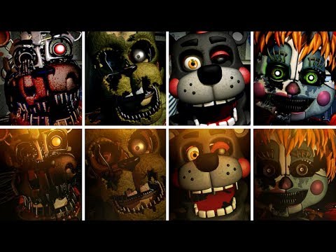 FNAF 6 - All Jumpscares (Freddy Fazbear Pizzeria)