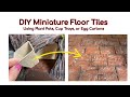 Part 4 DIY Stackable Fairy or Gnome House Making Floor tiles