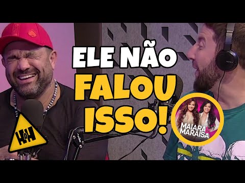 HDH: Eros Prado e Evandro Santo comentam tiroteio em show de Maiara & Maraísa. Piada polêmica!