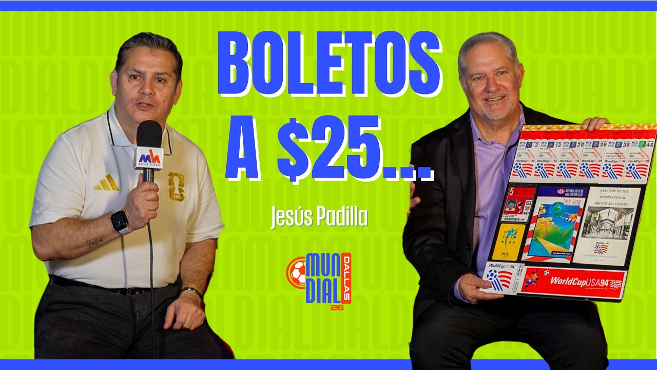 Del Mundial 94 al 2026: Jesús Padilla y las historias que Dallas no olvida (Hall of Fame)
