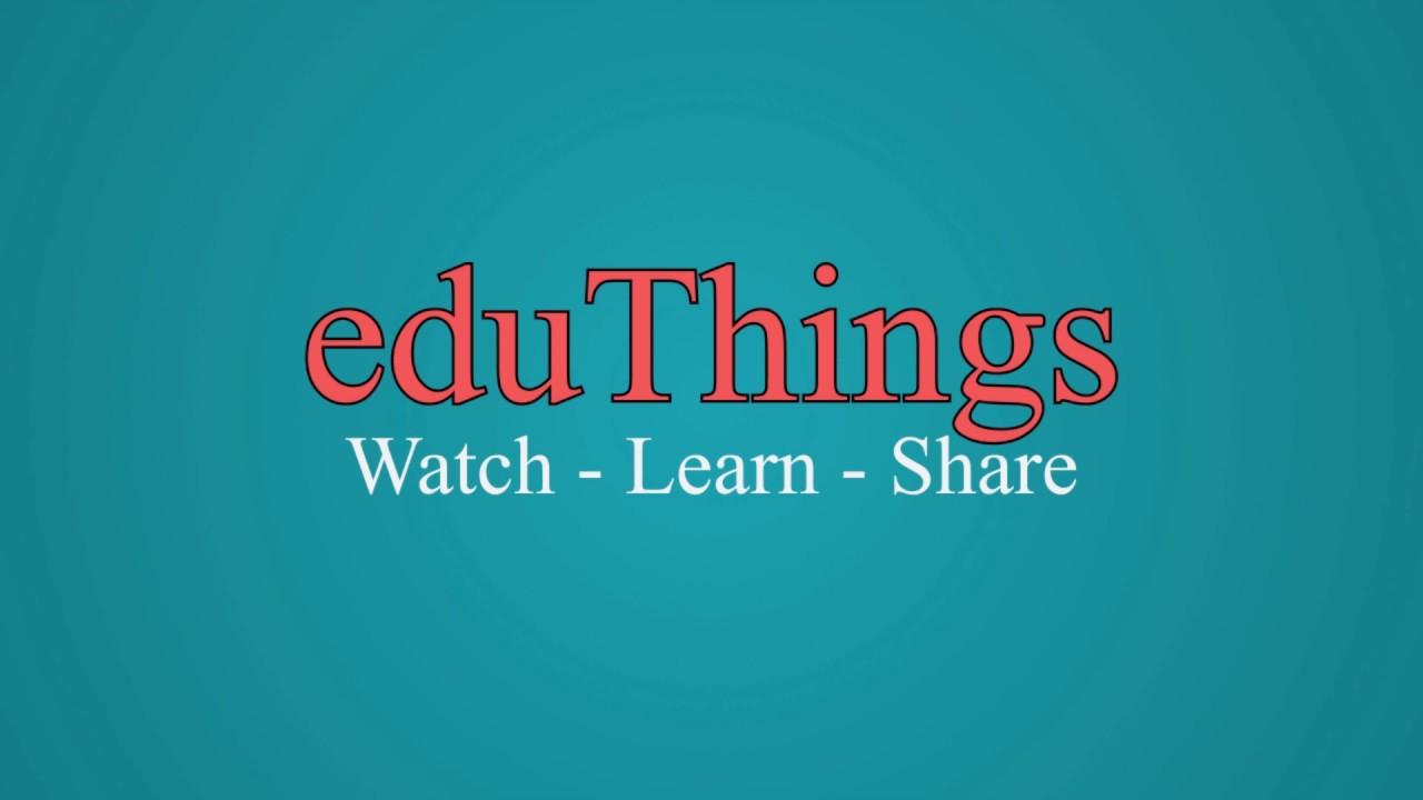 eduThings Intro
