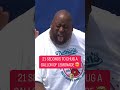 ERIC 'BADLANDS' BOOKER'S NEW WORLD RECORD IN THE NATHAN’S FAMOUS LEMONADE CHUG 🍋 #shorts