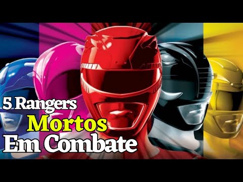 5 POWER RANGERS QUE MORRERAM EM COMBATE