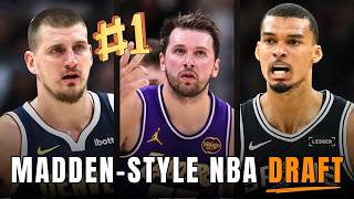 DRAFTING  NBA Teams Madden Style