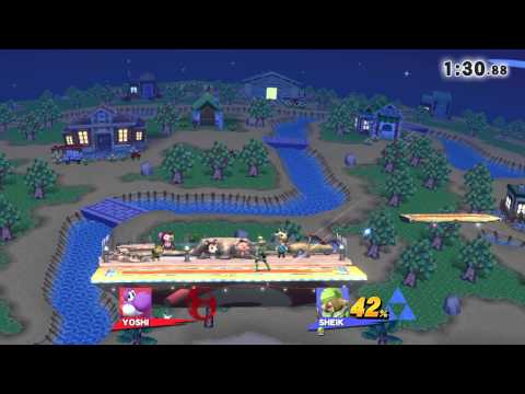 S@X Wii U 104 - TC1 (Yoshi) vs NEO (Sheik) - Smash 4 Customs - Winners Quarters