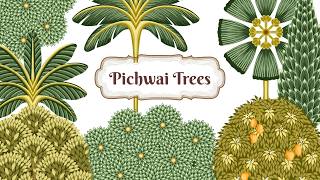 Pichwai Trees: Create a Beautiful Indian Art Print In Procreate
