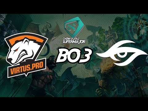 Team Secret vs Virtus Pro Game 2 | SuperMajor 2018 Lower Bracket R5 (Bo3)