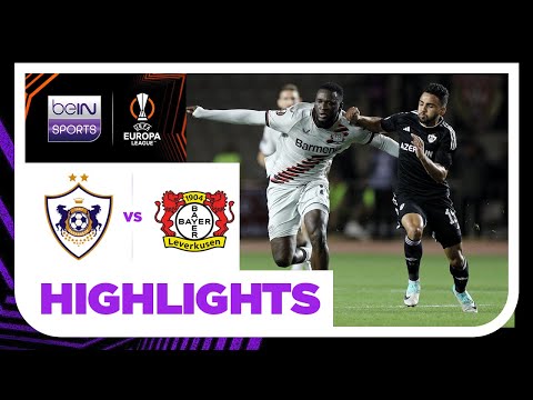 FK Qarabag v Bayer 04 Leverkusen | Europa League 23/24 | Match Highlights