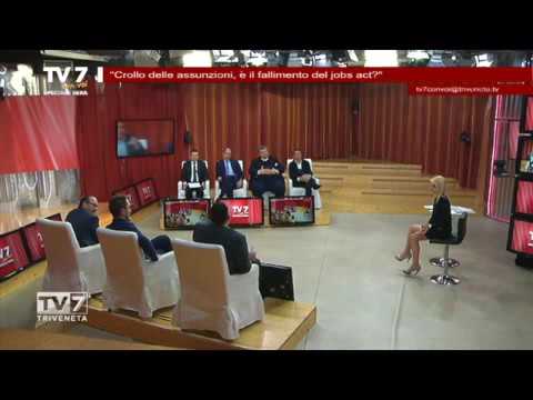Tv7 con Voi sera del 26/04/2016 - Crollo delle assunzioni, è il fallimento del jobs act?