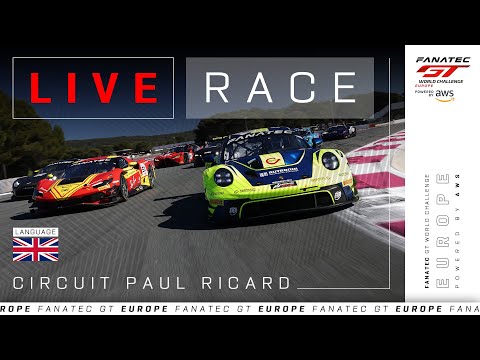LIVE | Race | Circuit Paul Ricard | 2024 Fanatec GT Europe (English)