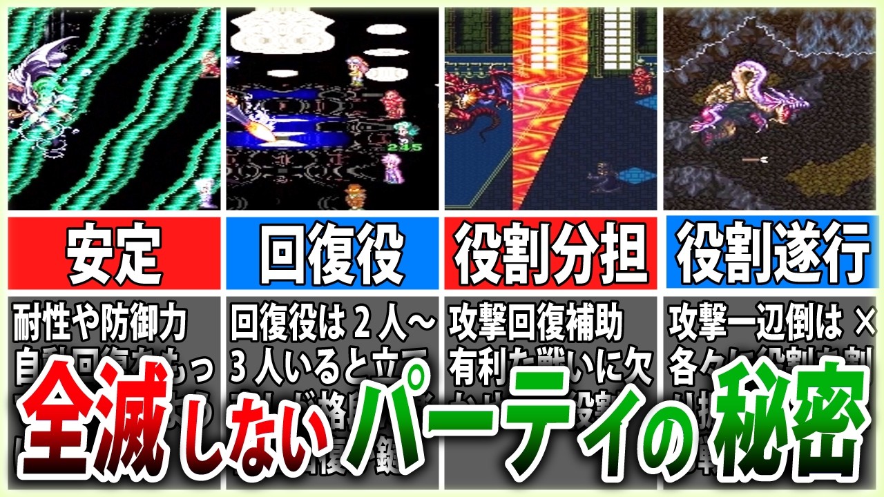 【ロマサガ3】安定して戦えるパーティの作り方｜重要ポイント4選【ゆっくり解説】