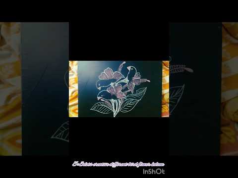 keshi Tejesh creative kolam#5×3dots creative different birds flower design#simple design#shortfeed