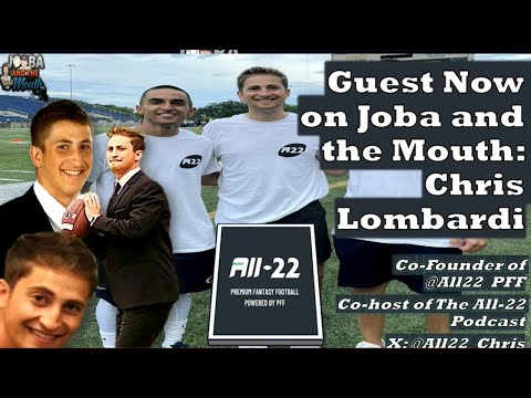 Co-founder of All-22 Fantasy Football CHRIS LOMBARDI joins the show!