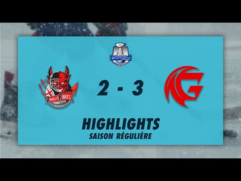 Diables Rouges de Briançon 2-3 Gothiques d'Amiens - Highlights - Synerglace Ligue Magnus 2022/23