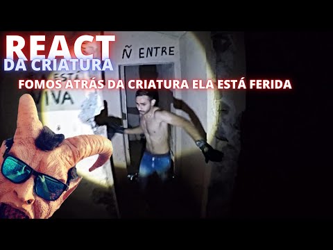 CRIATURA NO REACT - FOMOS ATRÁS DA CRIATURA ELA ESTÁ FERIDA Luan Mendes