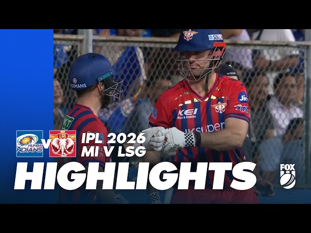 Mumbai Indians v Lucknow Super Giants I Full Match Highlights I Game 47 IPL 2026 I Fox Cricket