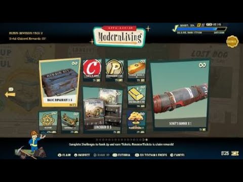 Fallout 76 Im Rank 177 And Have 625 Tickets