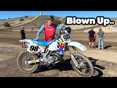 First Time Riding CR 500cc Dirt Bike Gone Wrong!