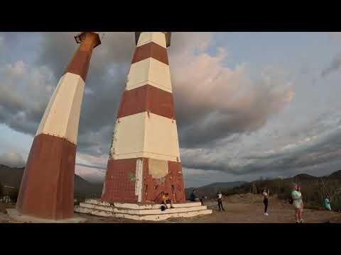 Венесуэльские закаты острова Маргарита! Двойной маяк. Faro de Punta Zaragoza, Nueva Esparta.