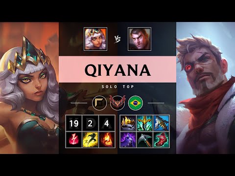 Qiyana Top vs Jayce: Triple Kill, Legendary - BR Grandmaster Patch 14.24